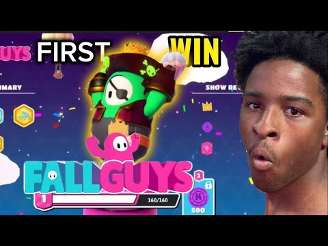 More Camden's Fall Guys thumbnail with First Win text