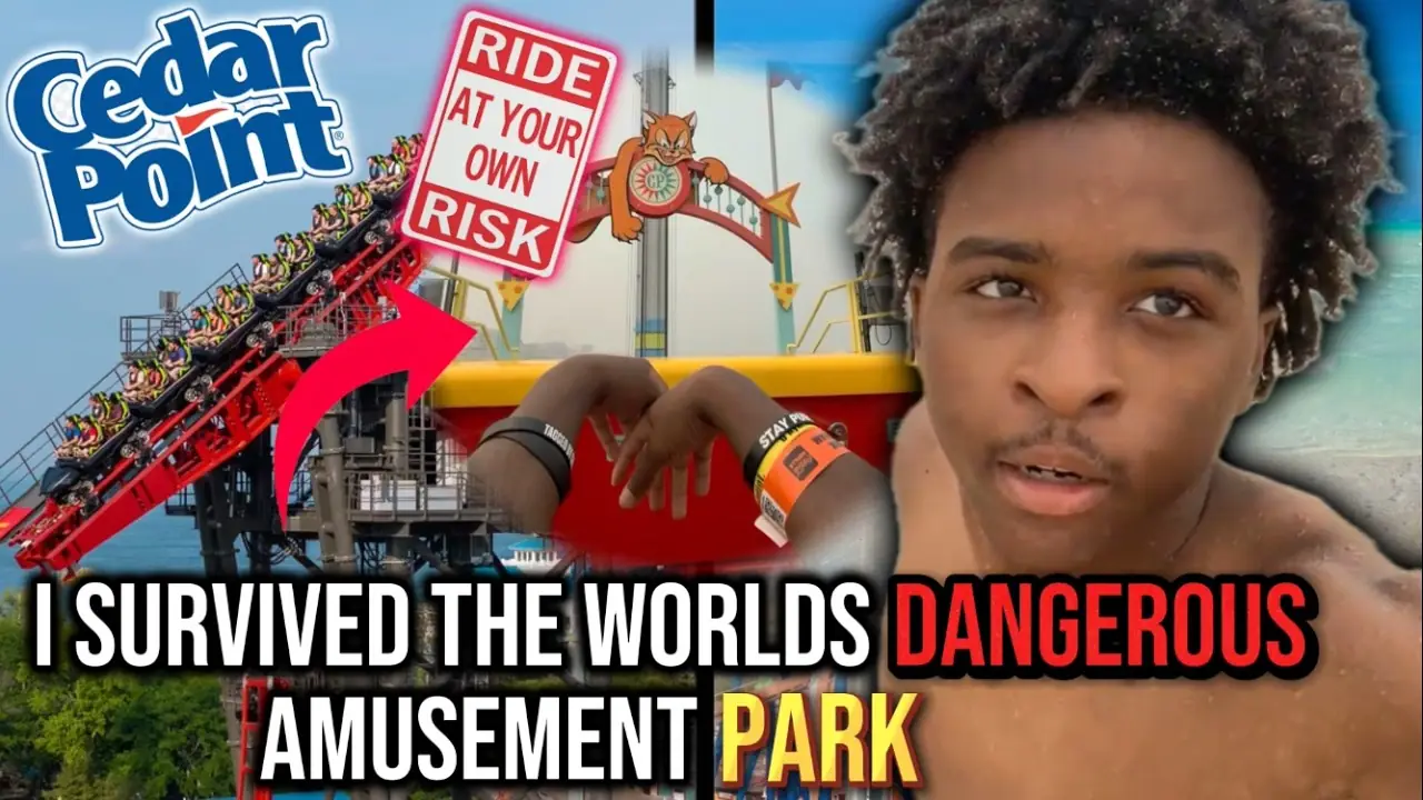 YouTube thumbnail for Nitro Camden amusement park IRL upload