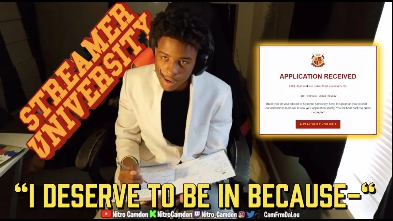 YouTube thumbnail for Nitro Camden Streamer University story
